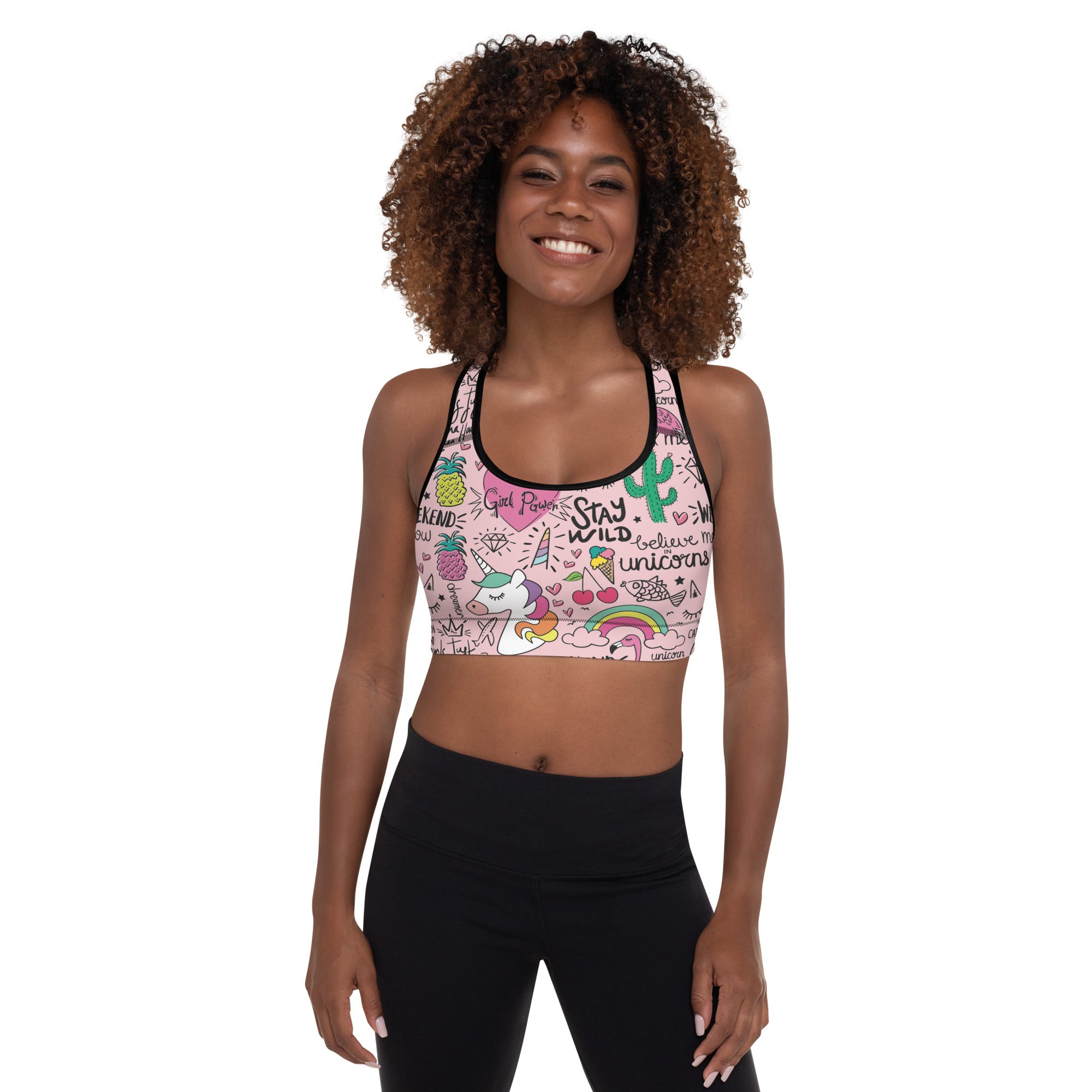 Be Badass Unicorn Sports Bra